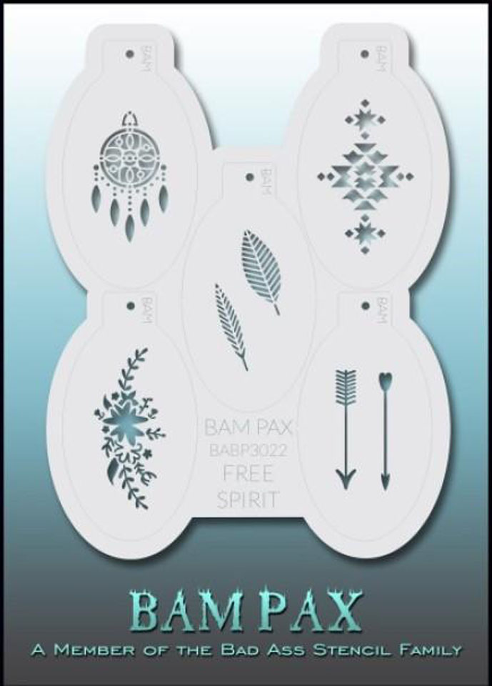 Airbrush- Schablone Indianer