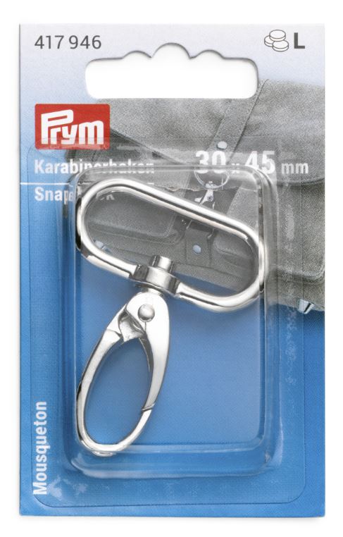 Prym Karabinerhaken, silber