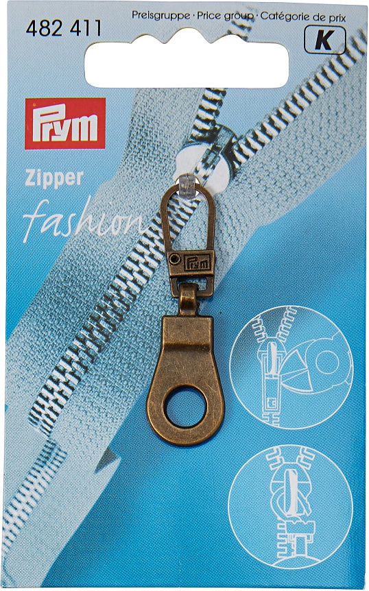 Prym Fashion-Zipper Öse, altmessing