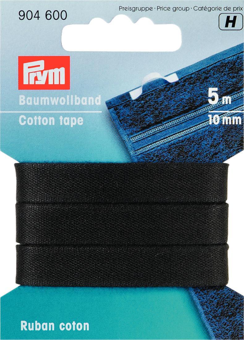 Prym Baumwollband, schwarz