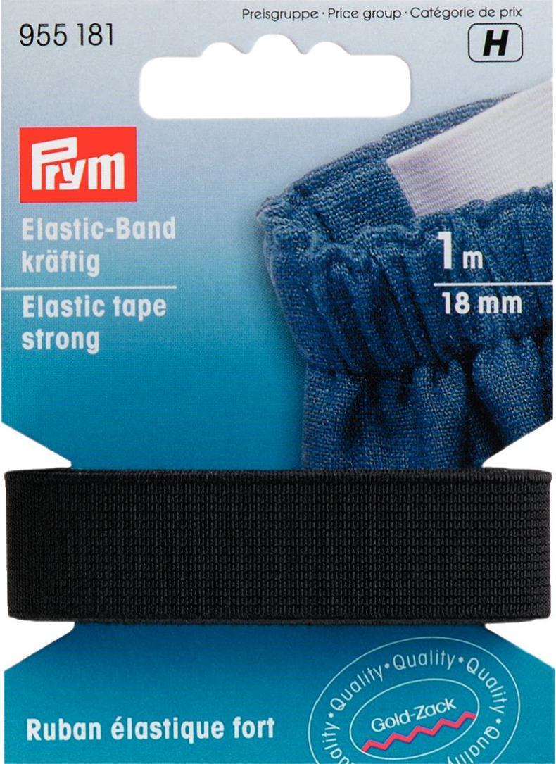 Prym Elastic-Band kräftig, schwarz
