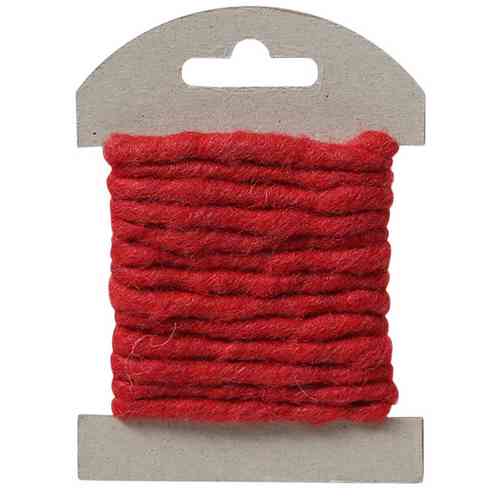 Filzschnur, 2 m, rot
