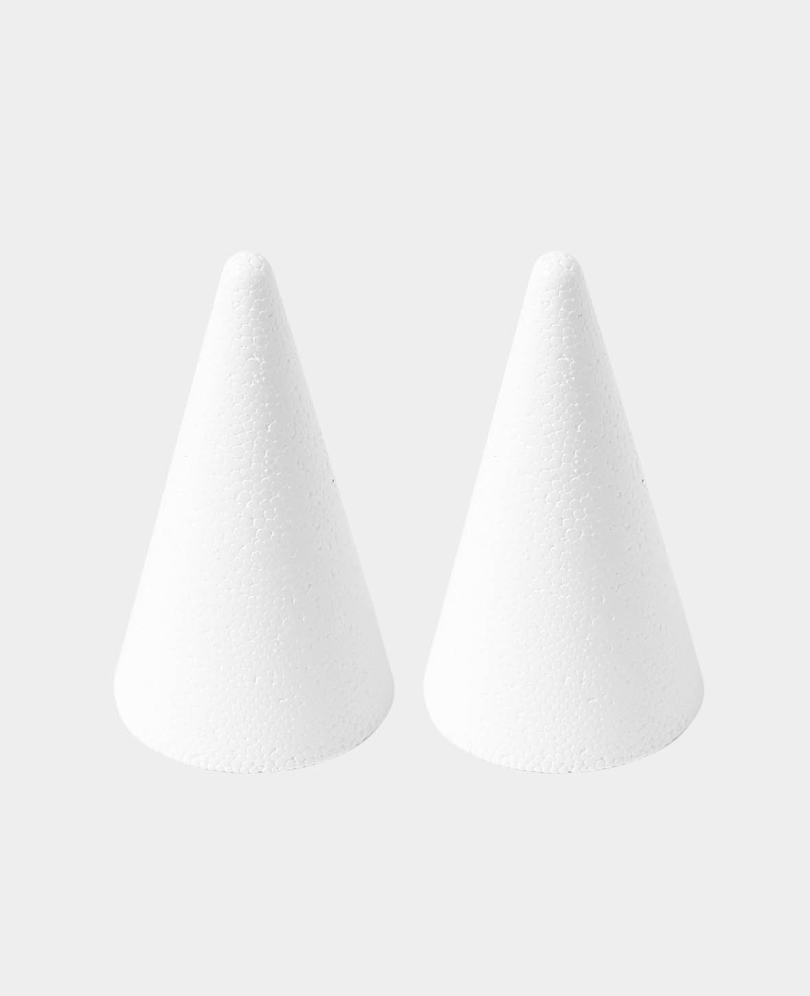 Styrop.Kegel 7x12cm, 2 Stk.