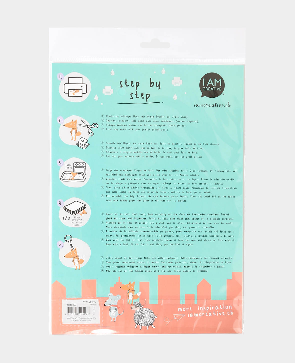 Schrumpffolie A4 Drucker