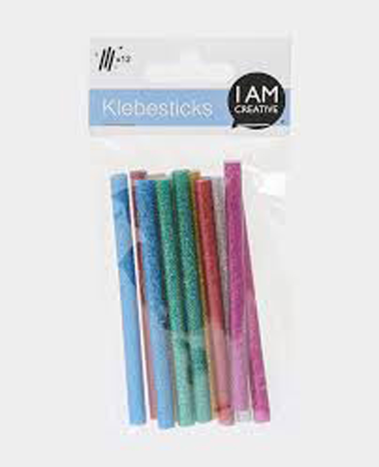Klebesticks, glitter, NT,12 S.