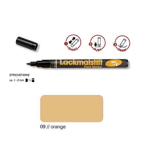 Lackmalstift fine,Orange