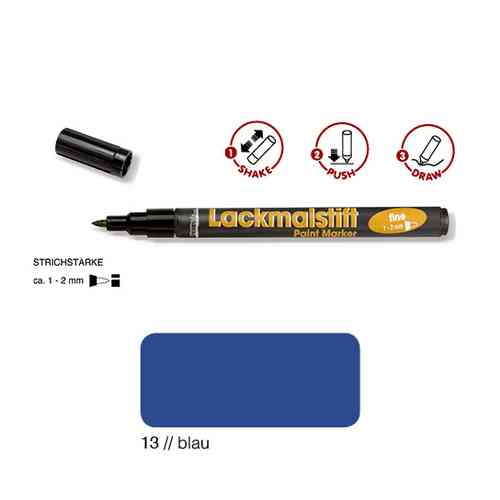 Lackmalstift fine,Blau