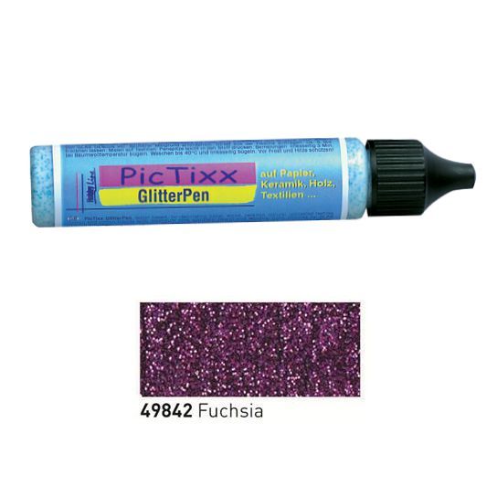 Glitter Pen,Fuchsia