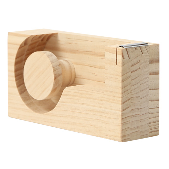 Klebeabroller,Holz,14.3x7.4x4.3cm