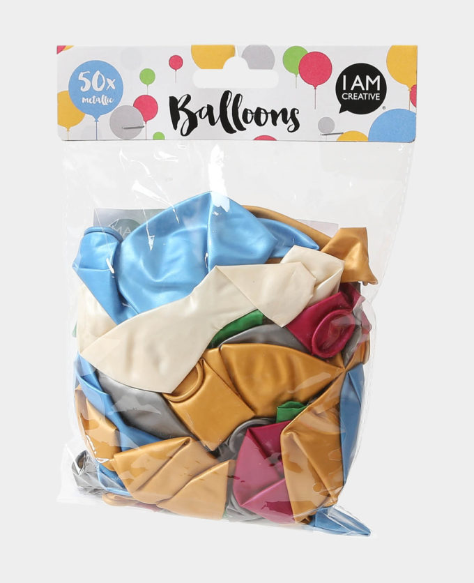 Luftballons ca.30cm,metallic,50S.