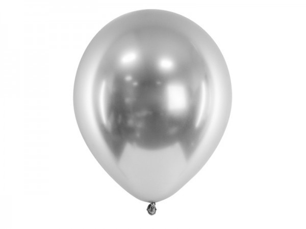 Luftballons silber metallic, 20stk.