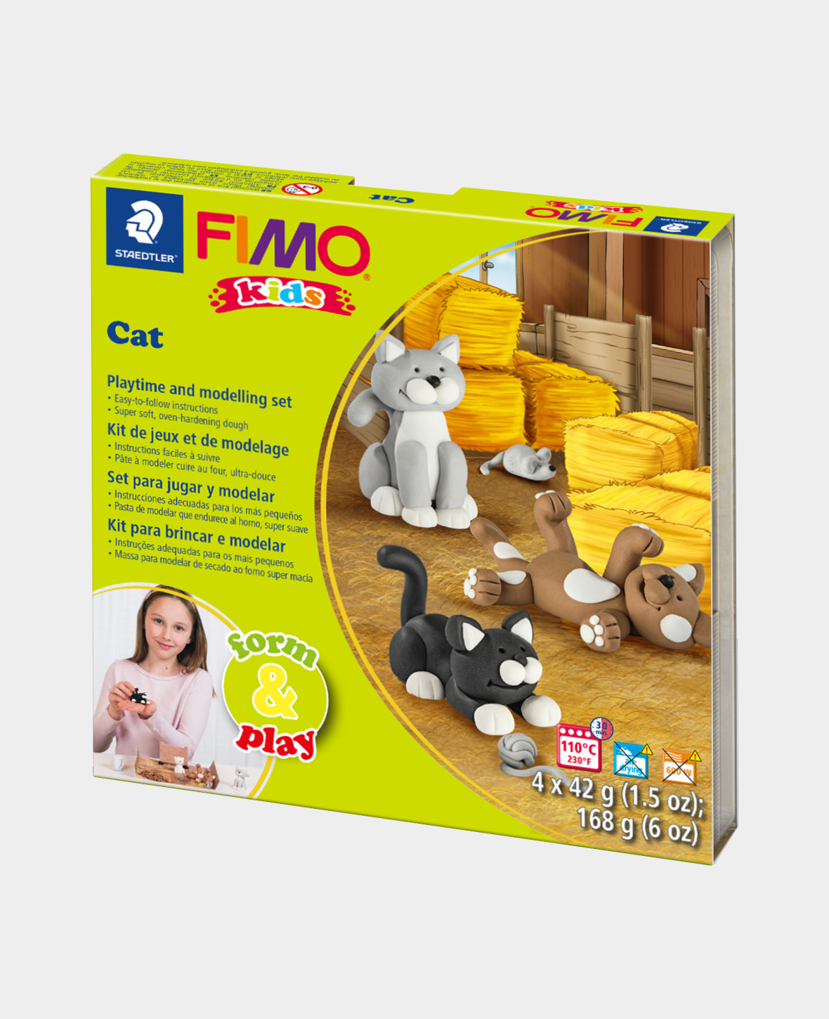 FIMO® Kids Set, Form&play Cat
