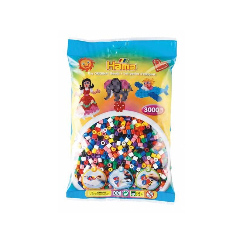 HAMA midi Pack 3000stk, Bunt mix hell