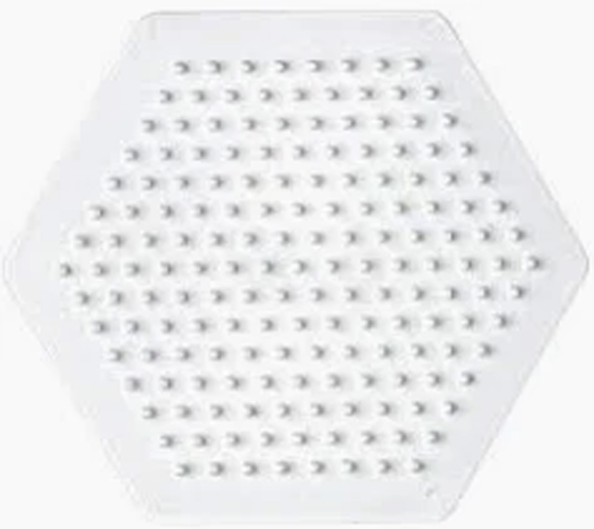 HAMA Stiftplatte, Sechseck klein weiss