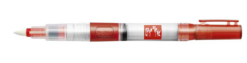 Aquarellpinsel mit Wasserreservoir für unterwegs, Filzspitze