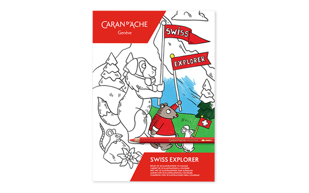 SWISS EXPLORER Malbuch