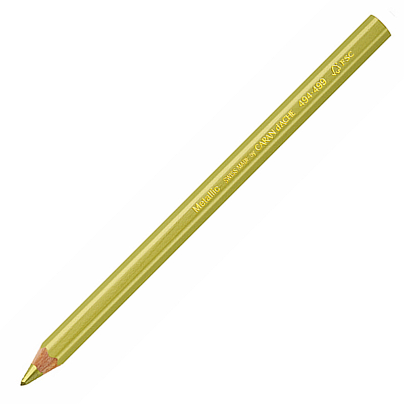 Caran d'Ache Maxi metallic Farbstift gold