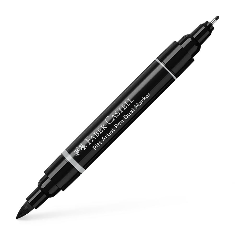 Pitt Artist Pen Dual Marker Tuschestift, Black 199