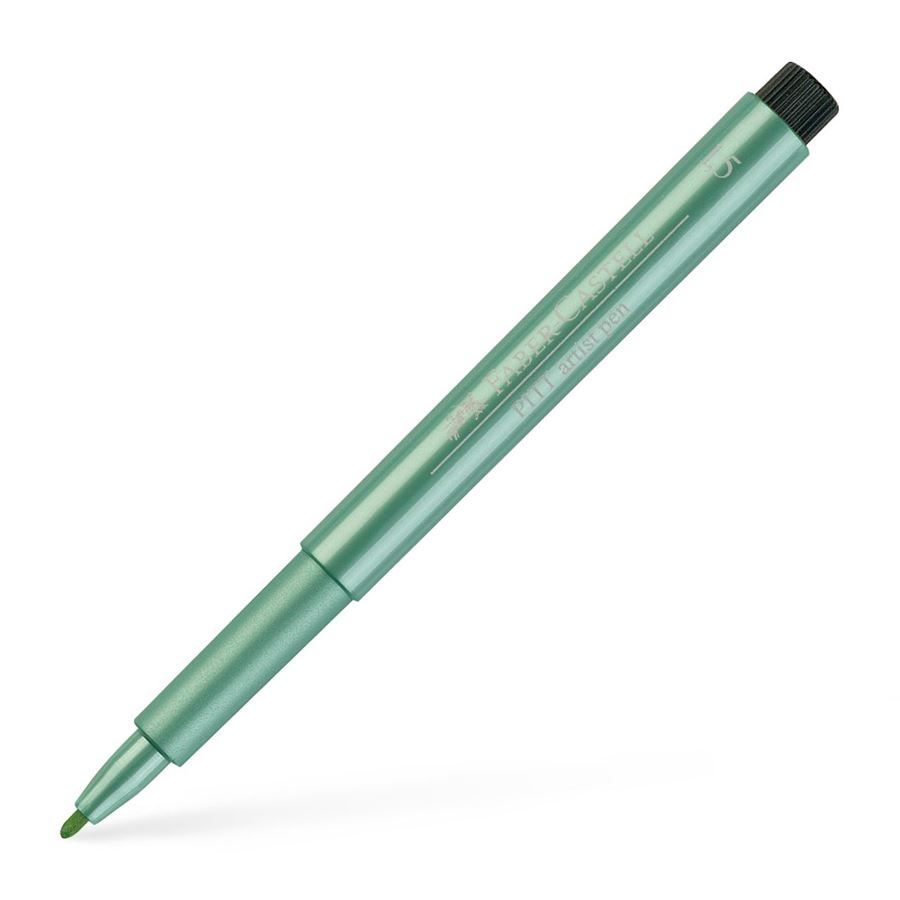 PITT artist pens, green metallic 294 1,5