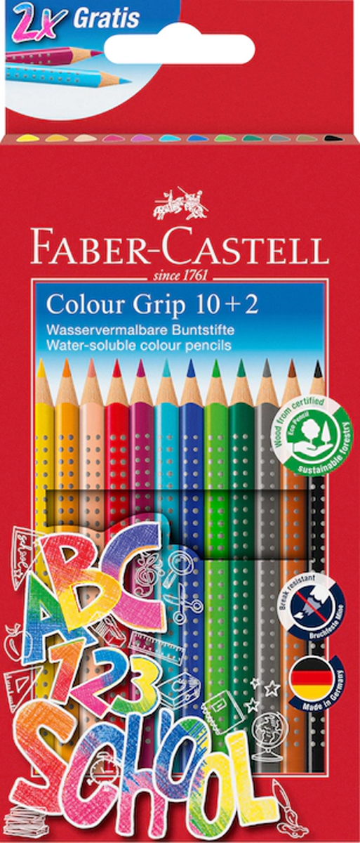  Promo Buntstift Colour Grip 12er Kartonetui