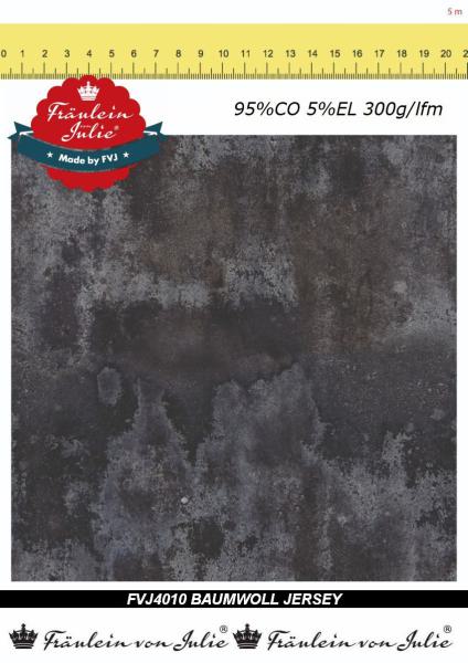 BW Jersey schwarz Steinoptik