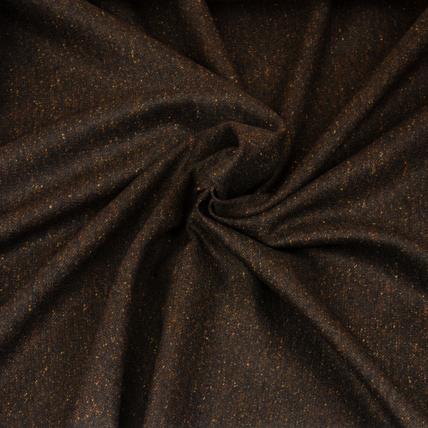 Mantelstoff d braun fein gerieselt