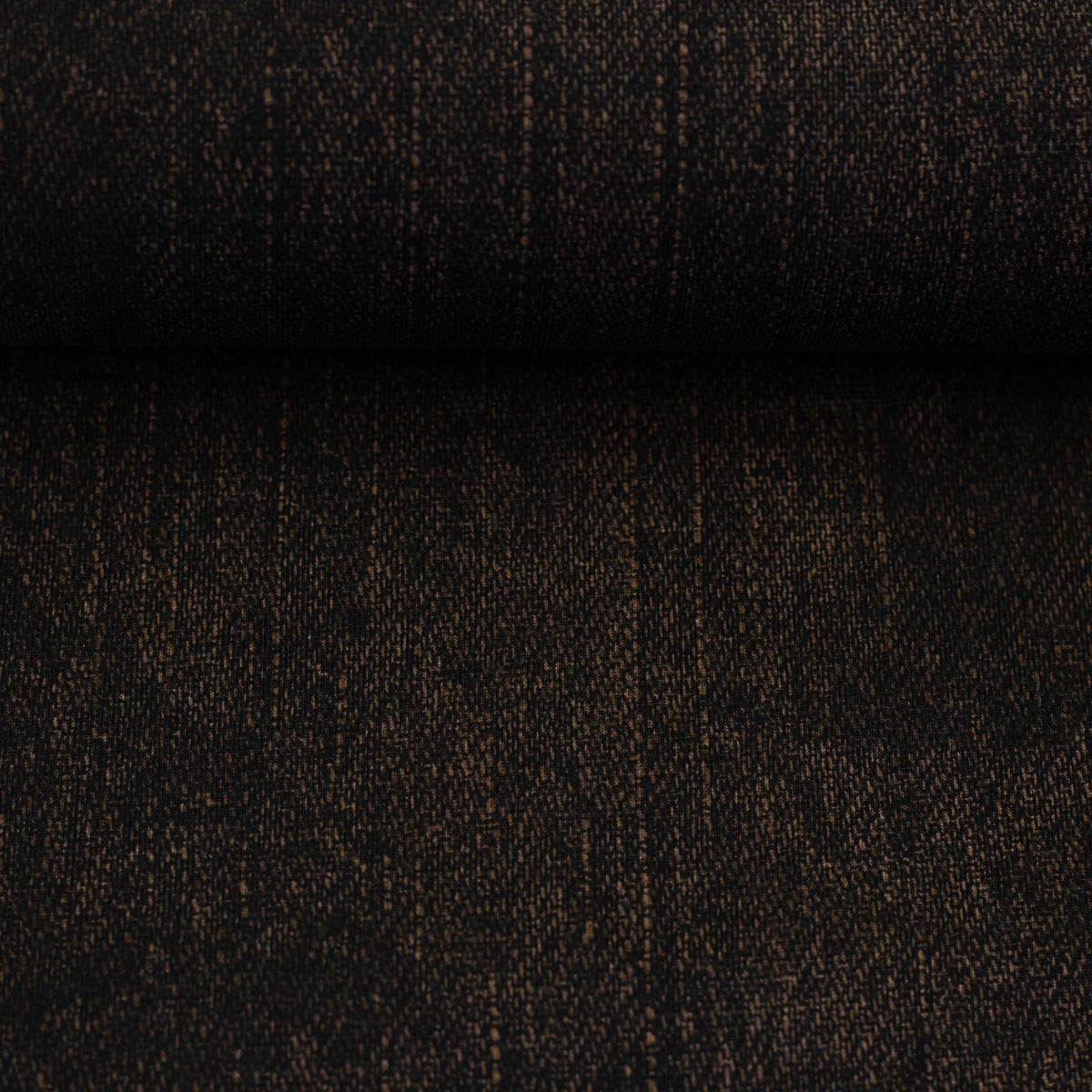 French Terry Jeansoptik braun