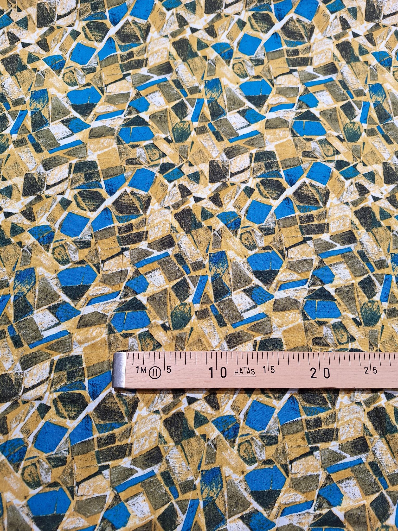 VI senf,petrol Mosaik