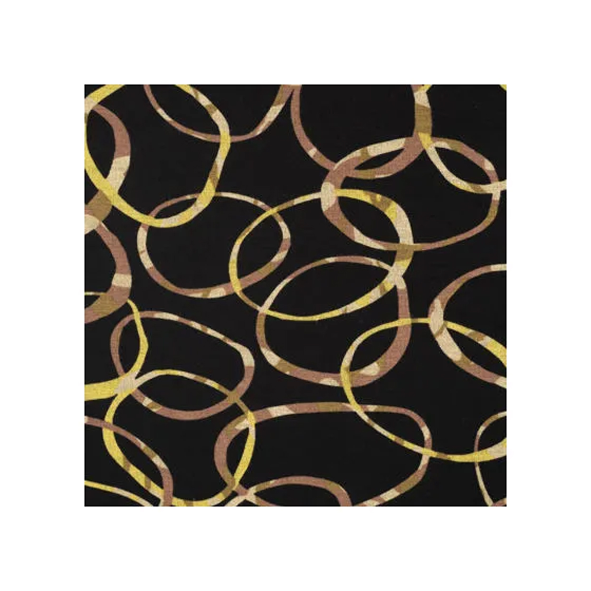 VI Jersey schw. m braun/h grünen Kreisen