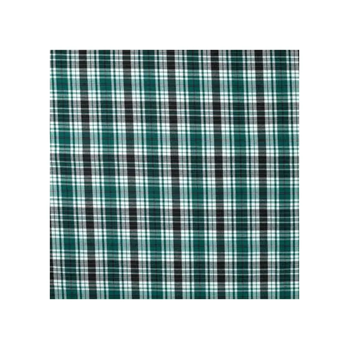 Hosenstoff VI grün/schwarz/weiss Kariert längselastisch