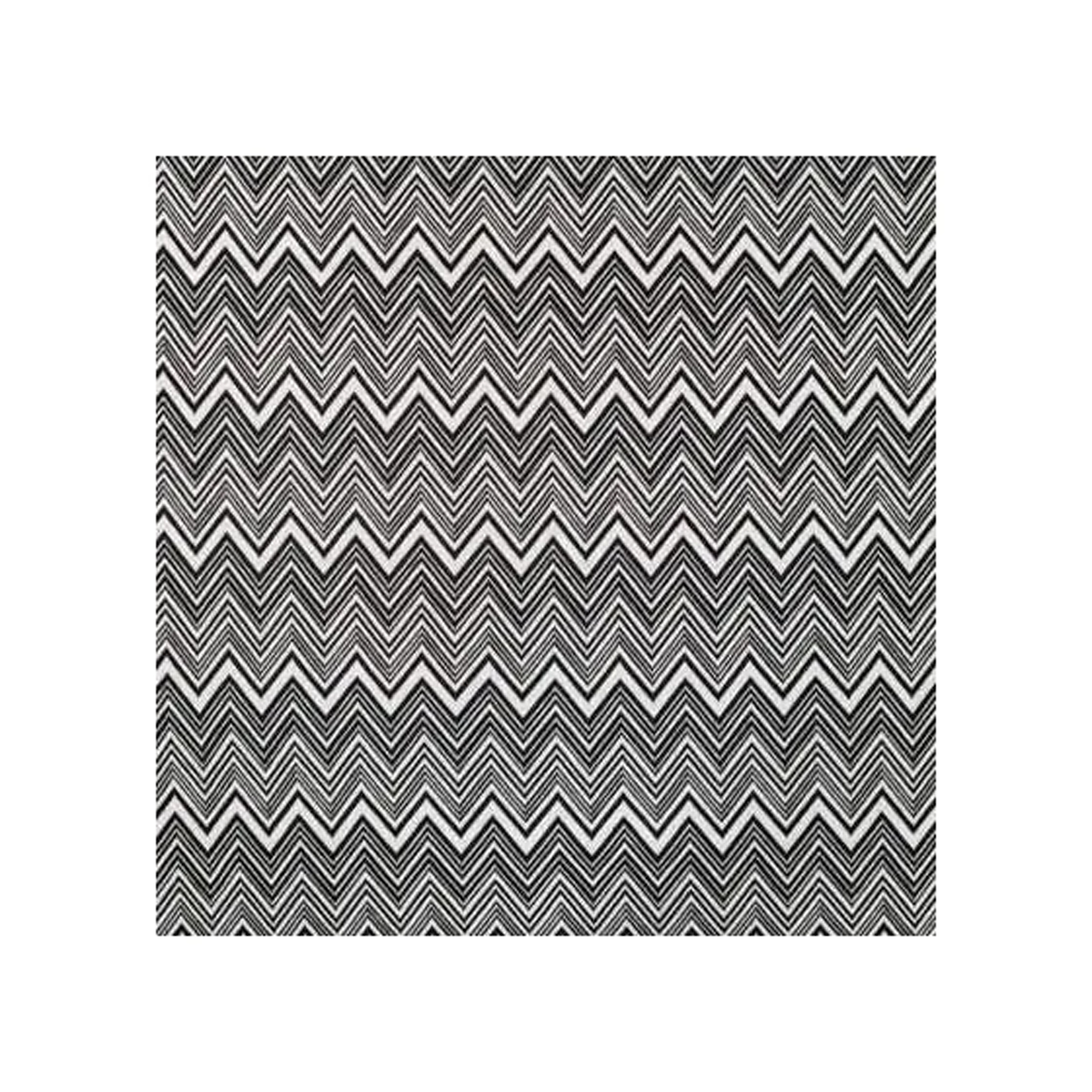 Jacquardjersey weiss m schwarzem Fischgratmuster