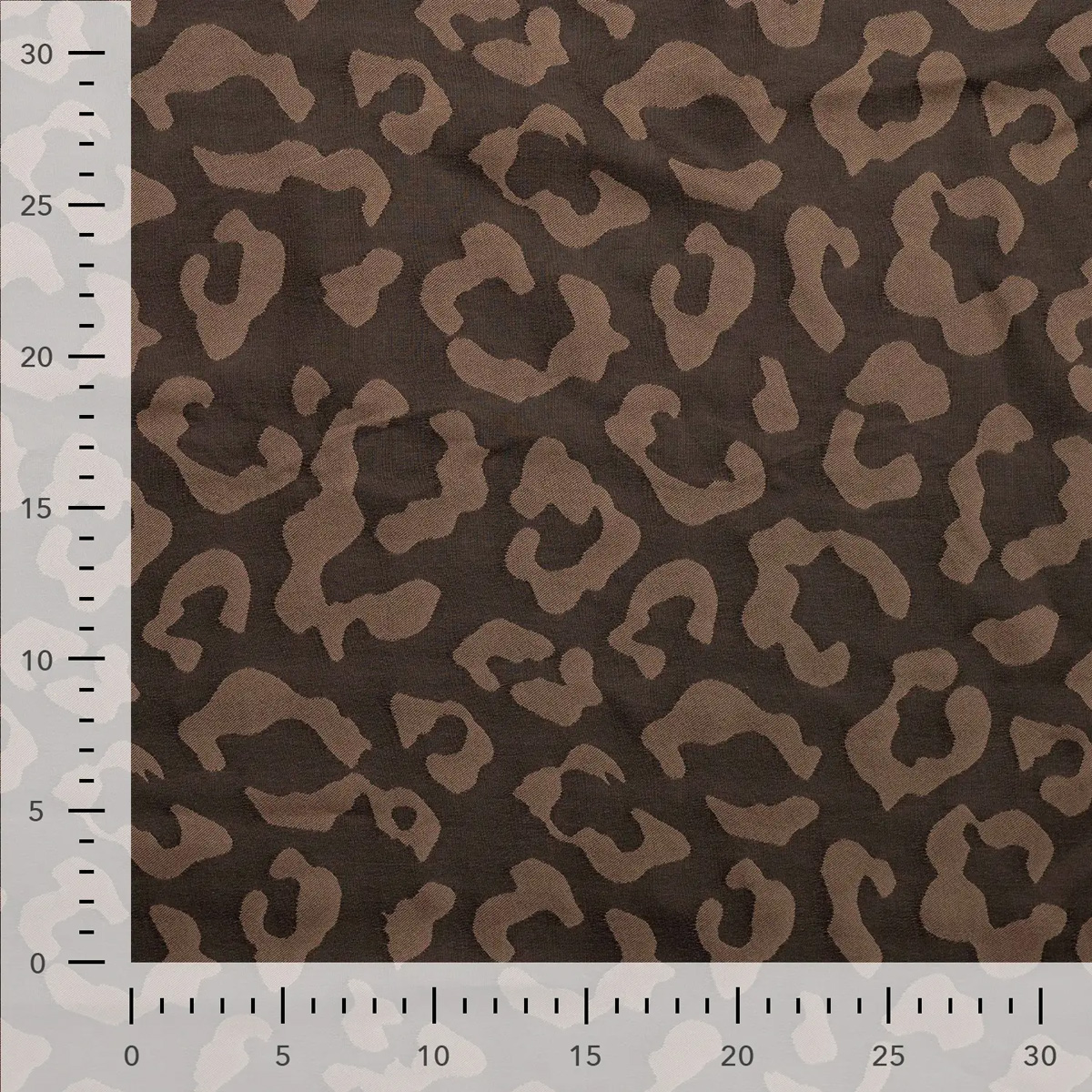 Jacquard braun Leoprint