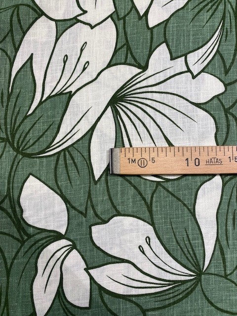 Leinen m grünen Blätter