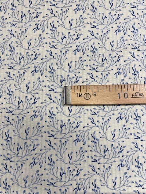 Seersucker Beerenstrauch blau