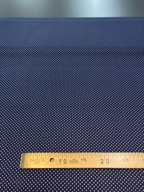 Baumwolle blau/weiss