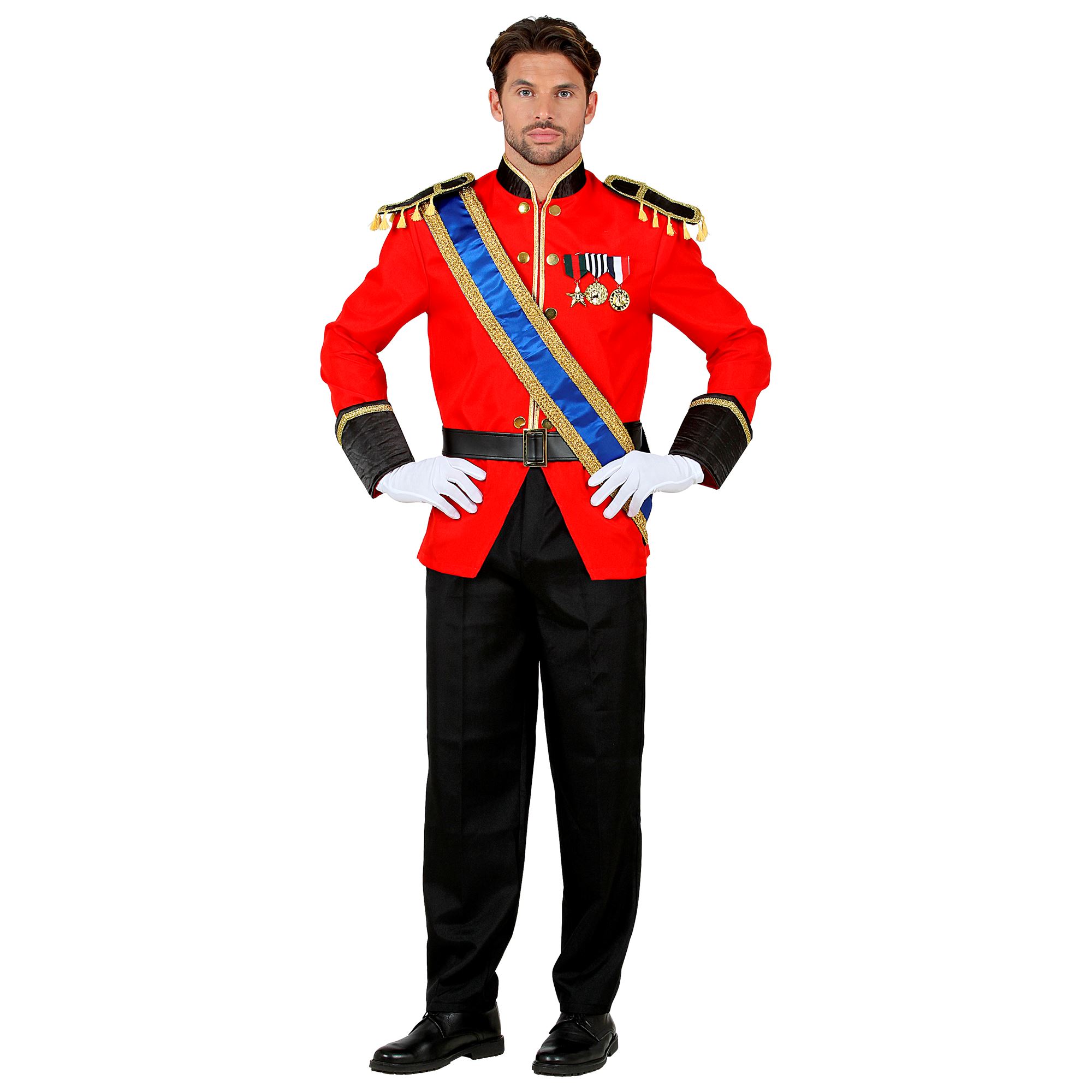 Prinz Gr. XXL (Jackett mit Schärpe, Hose, Gürtel und Handschuhe)
