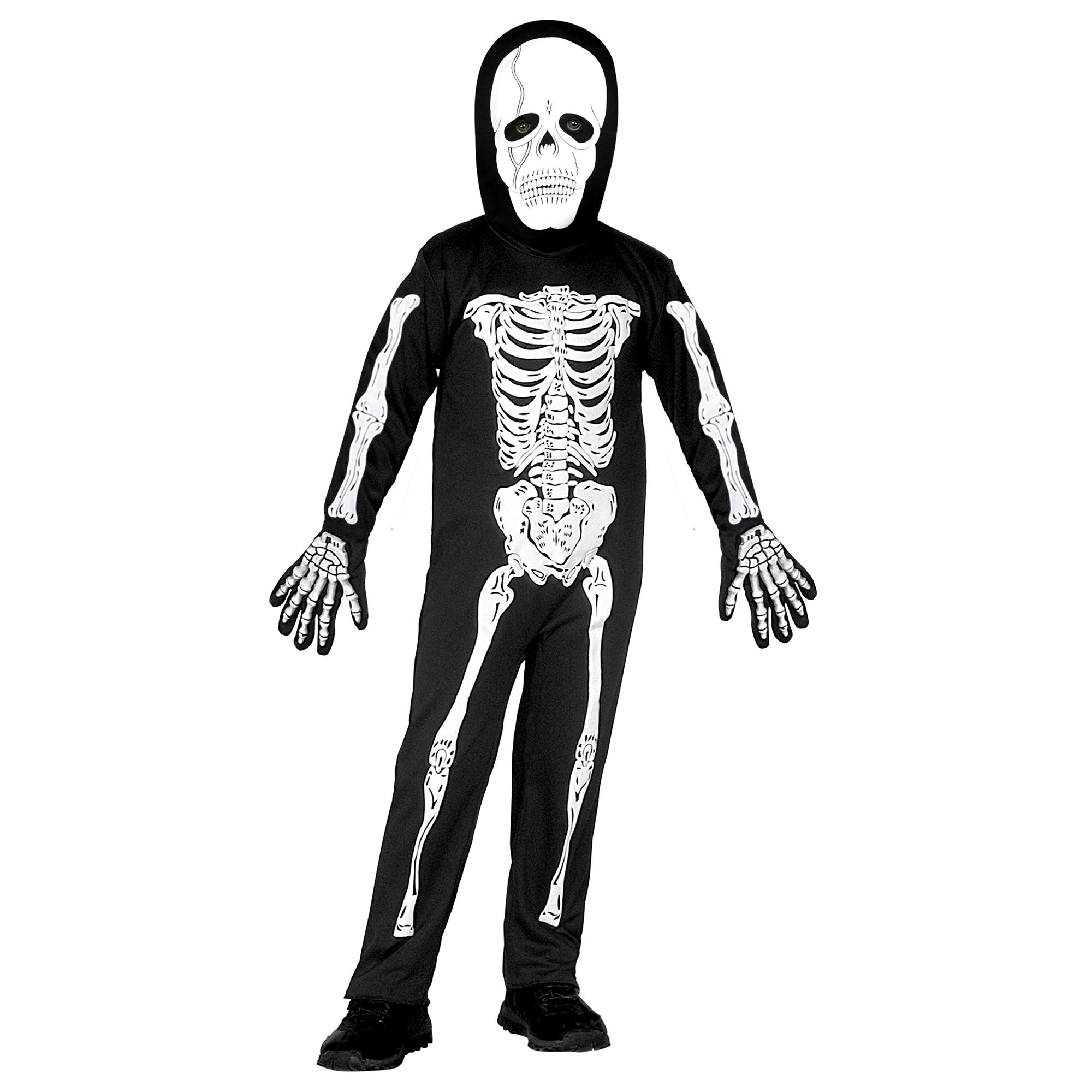 Skelett (Kostüm mit Maske)