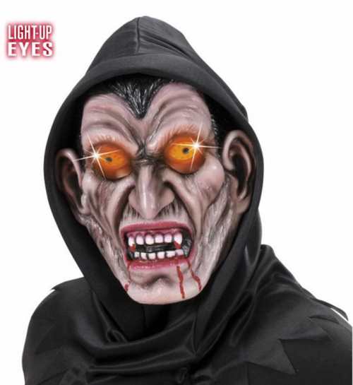 Vampir Maske schwarz