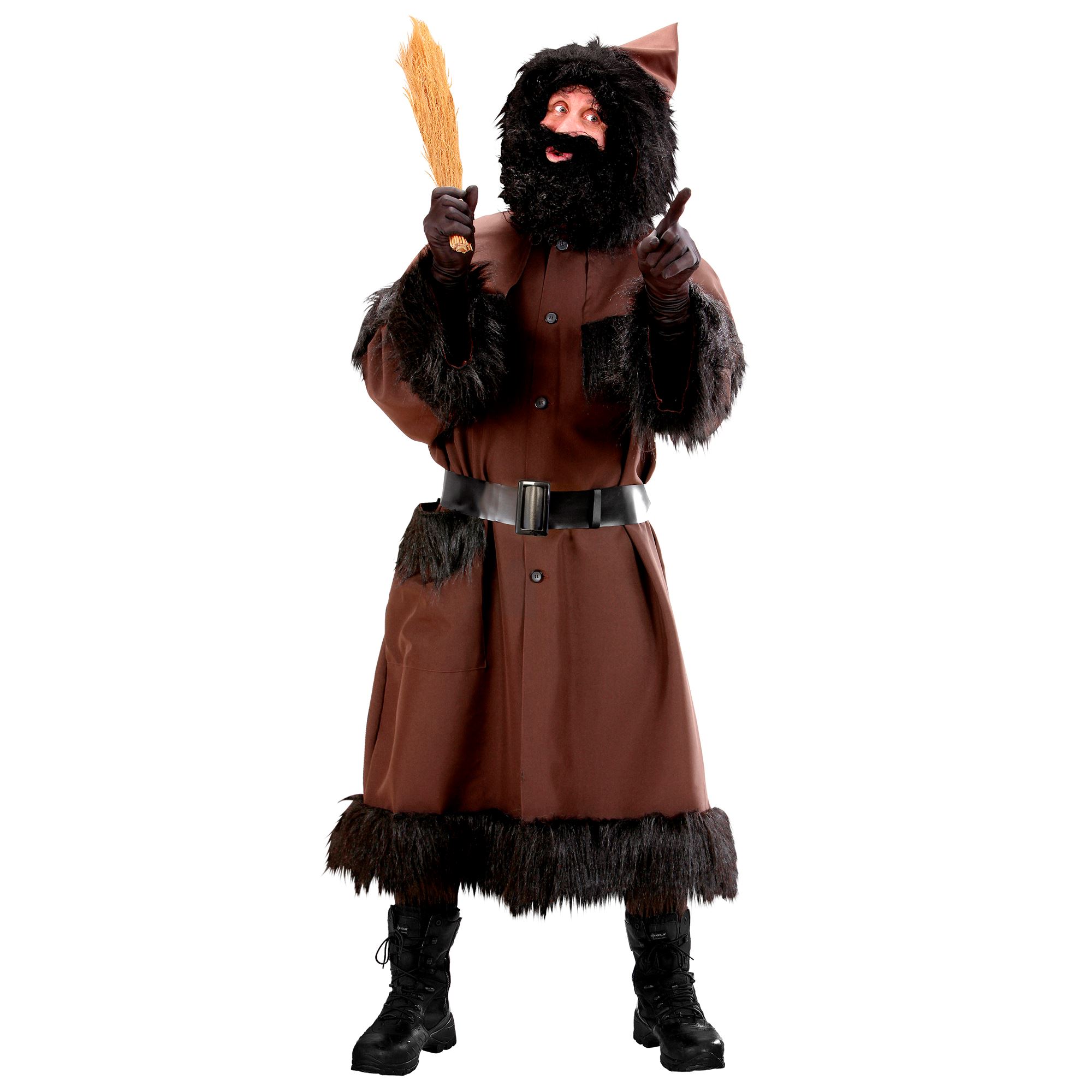 Knecht Ruprecht Gr. M braun ( Mantel mit Kapuze und Gürtel)