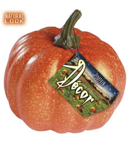 Kürbis orange mittel  14 CM