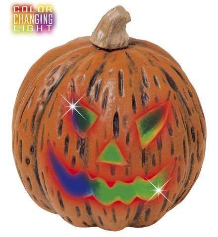 Kürbis mit Licht 20X23 CM.