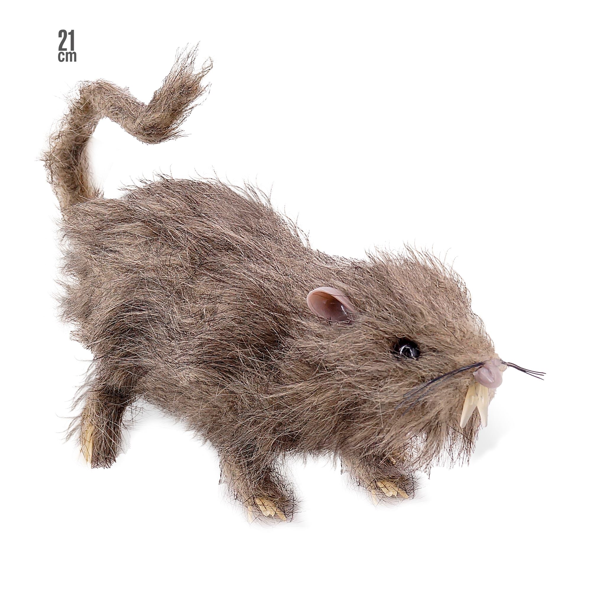 Ratte braun 21cm