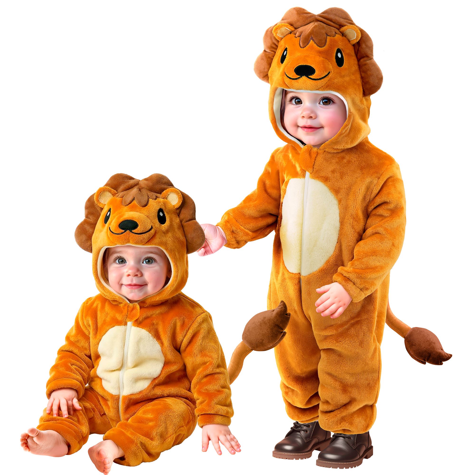 Plüschkostüm Löwe Gr. 80