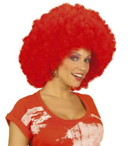 Qualitäts Perücke Extra Curly rot