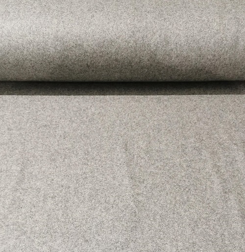 Wollstoff hellgrau melange